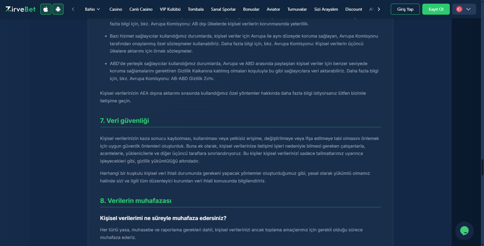 Zirvebet Canlı Bahis Oranları