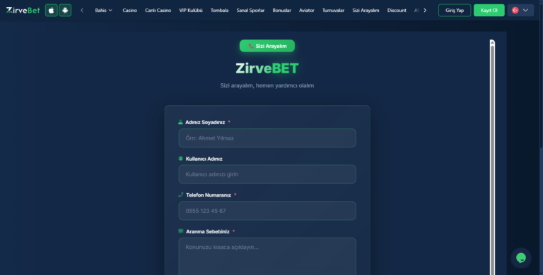 Zirvebet Canlı Bahis Oranları