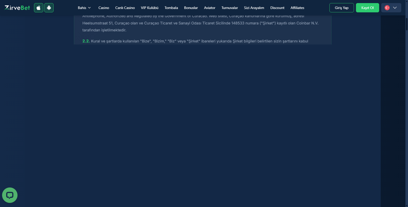 Zirvebet Deneme Bonusu Veren Siteler